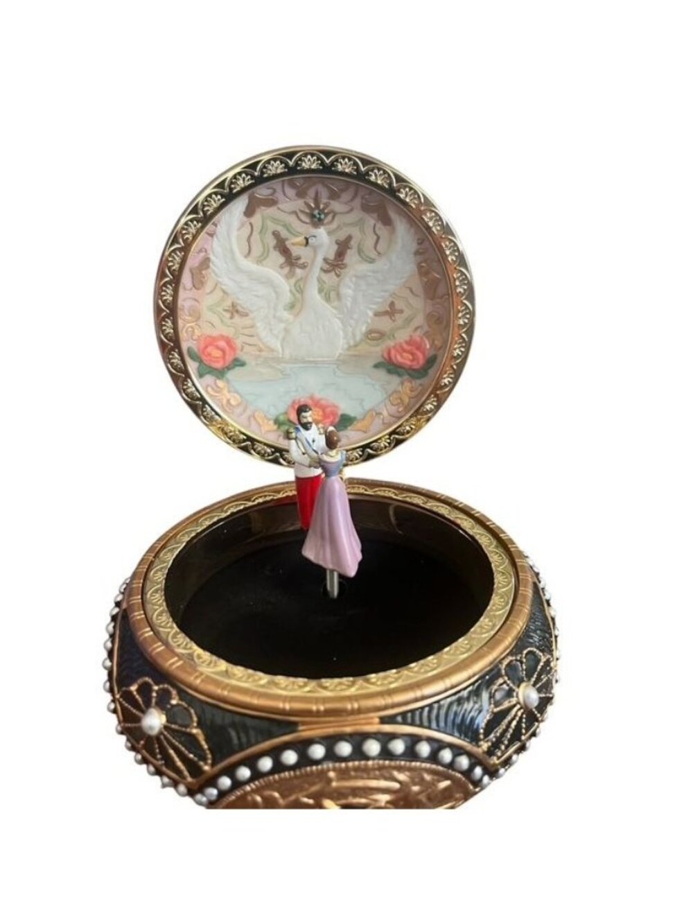 The San Francisco Music Box Company Anastasia Alexandra & Nicholas Hinged Trinke